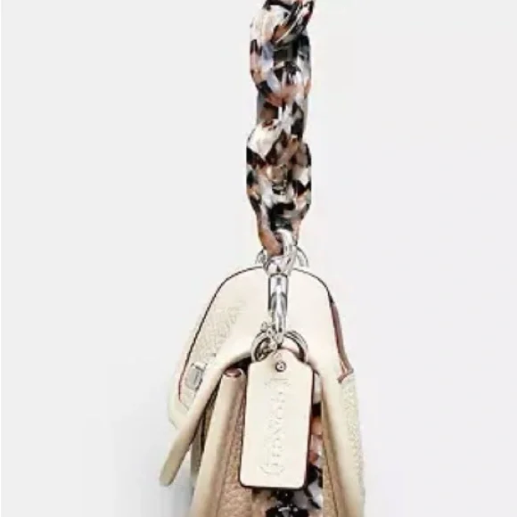 COACH NWT Mini Wavy Dinky Bag In Coachtopia Leather(COACH CQ852) - Picture 3 of 7